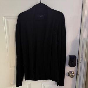 All Saints Men's Classic Black Cardigan